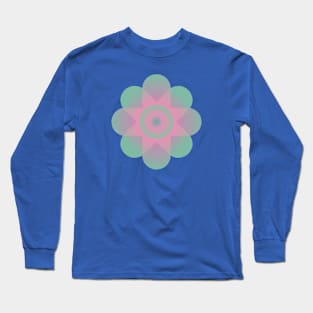 Retro Vintage Flower Pattern #7 Long Sleeve T-Shirt